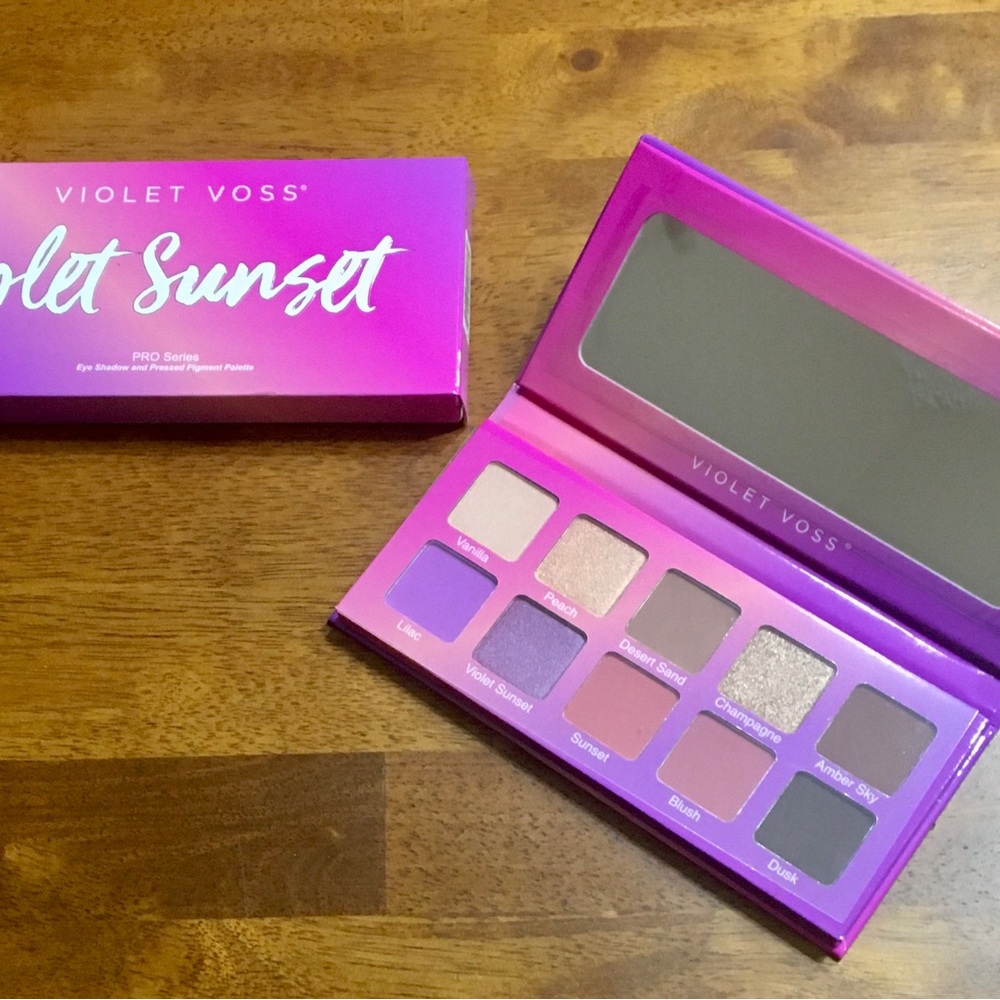 Violet Sunset Eyeshadow and Pressed Pigment Pallet